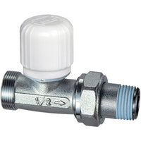 VALVOLA DIRITTA  TERMOSTATIZZABILE ATTACCO MASCHIO (FAR)- Diam. 3/8- FAR- pezzi 1