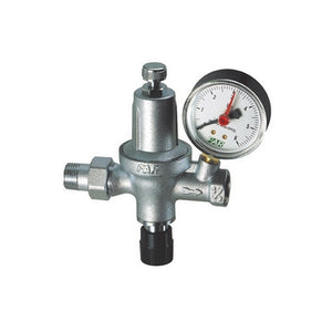 GRUPPO DI RIEMPIMENTO AUTOMATICO CROMATO CON MANOMETRO  (FAR)- M.F. 1/2 gas- FAR- pezzi 1