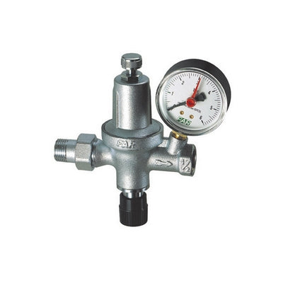 GRUPPO DI RIEMPIMENTO AUTOMATICO CROMATO CON MANOMETRO  (FAR)- M.F. 1/2 gas- FAR- pezzi 1