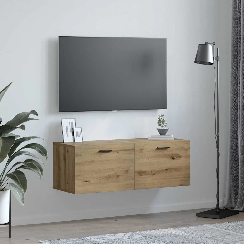 Mobiletto a muro Rovere artigianale 100 x 36,5 x 35 cm 879571