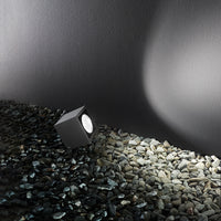 Lampade Terra Esterno Contemporaneo Capsule Metallo Grigio Led 20W 3000K