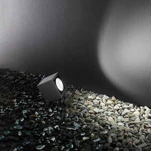 Lampade Terra Esterno Contemporaneo Capsule Metallo Grigio Led 20W 3000K