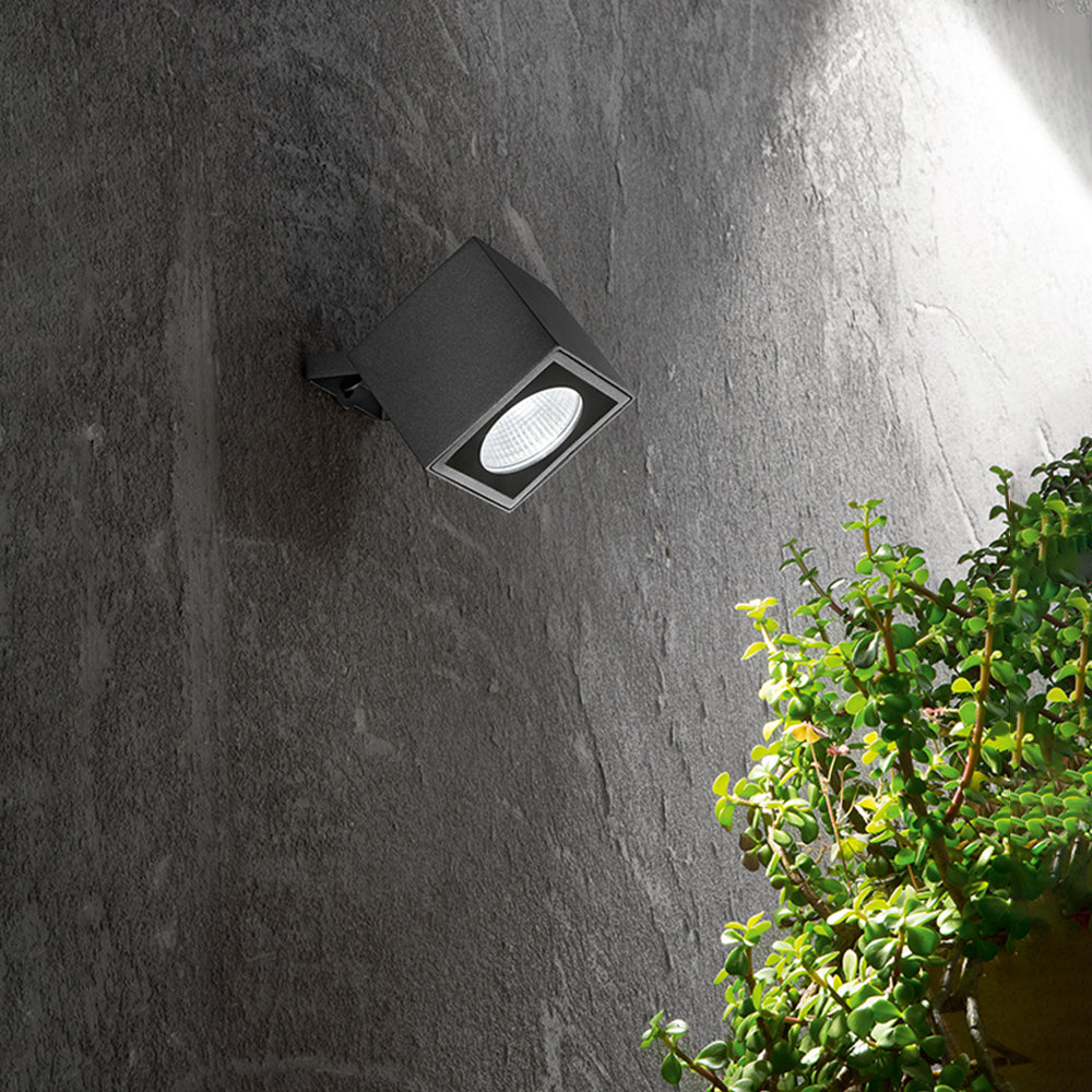 Lampade Terra Esterno Contemporaneo Capsule Metallo Grigio Led 20W 3000K