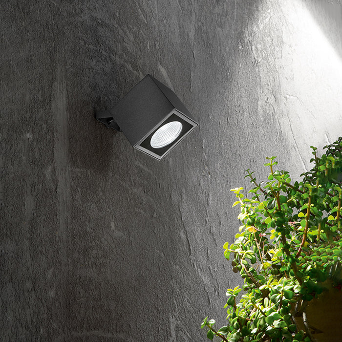 Lampade Terra Esterno Contemporaneo Capsule Metallo Grigio Led 20W 3000K