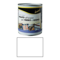 SMALTO ACQUA HAND - BIANCO LUCIDO RAL 9010 ML 750- 6 pezzi