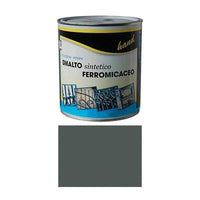 SMALTO FERROMICACEO A SOLVENTE HAND - GRIGIO MEDIO ML 750- 6 pezzi