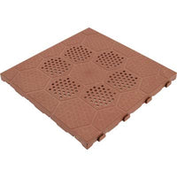 PIASTRELLA AUTOBLOCCANTE - PP COTTO CM 40X40 H.CM 2,5- 4 pezzi