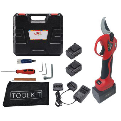 FORBICE BATTERIA EASYCUT REX STARS  VOLT 16,8 AH 4,0+2,0 MM 25/32 + VALIGIA