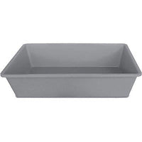 TOILETTE X GATTI APERTA STEFANPLAST - PP GRIGIO CM 50X35 H.CM 12- 10 pezzi