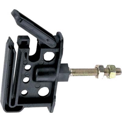 ISOLATORE ELETTRORECINZIONE PIATTO VITE FERRO - X FILO + CORDA + FETTUCCIA MAX MM 40- 25 pezzi