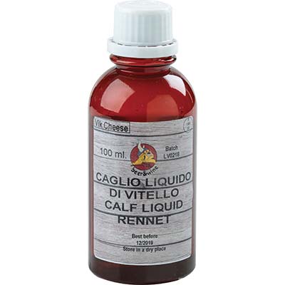 CAGLIO ANIMALE X FORMAGGIO - VITELLO ML 100- 2 pezzi