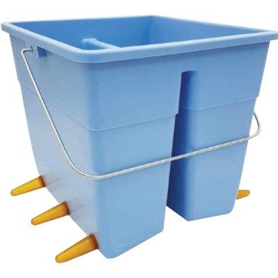 SECCHIO POPPATOIO OVINI + 6 TETTARELLE INFERIORI  LT 11