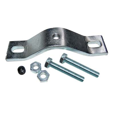 STAFFA X ABBEVERATOIO BOVINI - FISSAGGIO A PALO 11/4-11/2- 2 pezzi