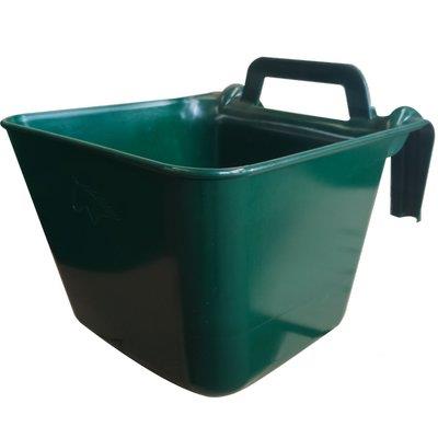 MANGIATOIA CAVALLI STACCIONATA PORTATILE  PLASTICA CM 40X30 H.CM 25