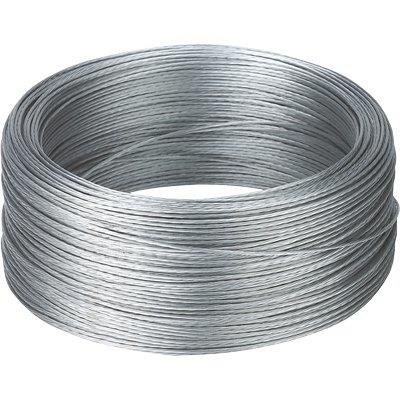 CAVETTO ELETTRORECINZIONE KERBL  ACCIAIO ZINCATO MM 1,5 MT 200