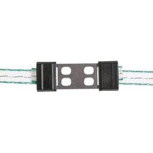 CONNETTORE FETTUCCIA ELETTRORECINZIONE AKO KERBL - ACCIAIO INOX MM 40 CF=PZ 5- 1 confezioni