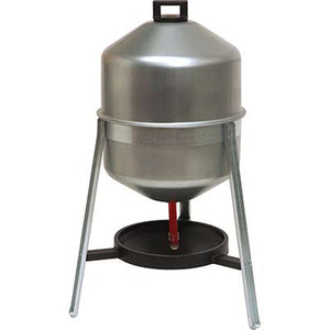 ABBEVERATOIO AVICOLI SU TRIPODE ZINCATO NEW CONTRO  LT 30