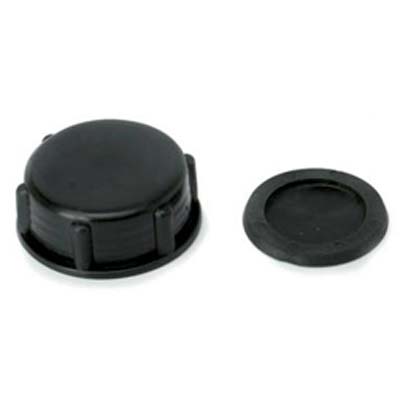 TAPPO SUPERIORE ABBEVERATOIO SU TRIPODE PP CONTRO - + GUARNIZIONE- 1 confezioni