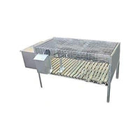 GABBIA X CONIGLI 1 FATTRICE - ACCIAIO ZINCATO CM 100X50 H.CM 60