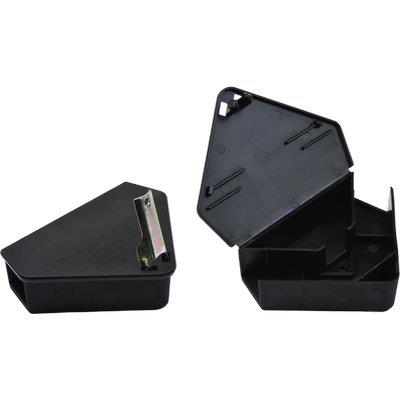 CONTENITORE SICUREZZA TOPICIDI ANGOLARE STARS - MM 134X97 H.MM 32- 6 pezzi