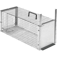 TRAPPOLA PREDATORI A GALLERIA NOVITAL  ACCIAIO ZINC CM 62,5X24 H.CM 26