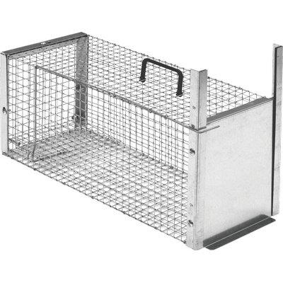 TRAPPOLA PREDATORI A GALLERIA NOVITAL  ACCIAIO ZINC CM 62,5X24 H.CM 26