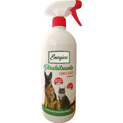 DISABITUANTE CANI E GATTI SPRAY ENERGICA - LT 1- 6 pezzi