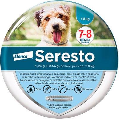 ANTIPARASSITARIO SERESTO CANI ELANCO  KG 0/8 CM 38