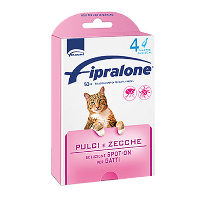 ANTIPARASSITARIO FIPRALONE SPOT ON GATTO FORMEVET - CF=PIPETTE 4- 1 confezioni