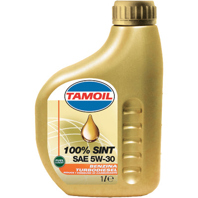OLIO 4T SINTETICO  5W30 100% SINT TAMOIL - LT 1 SAE 5W30- 12 pezzi