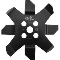 DISCO X DECESPUGLIATORE DENTI PIEGATI CUT 8 STARS  ACCIAIO DENTI 8 D.MM 250 S.MM 3,0