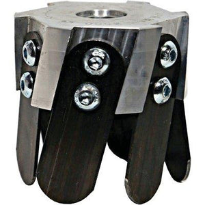 TESTINA X DECESPUGLIATORE ZAPPETTA SUPER 6  ACCIAIO LAME 6 UNIVERSALE