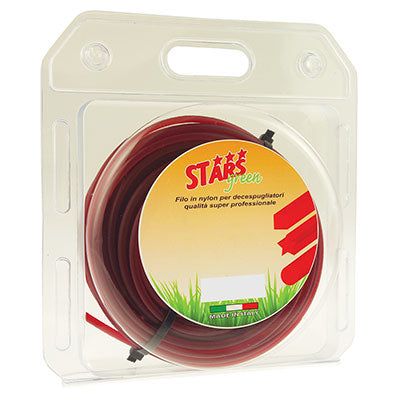 FILO X DECESPUGLIATORE QUADRO CORALLO STARS - MM 4,0 MT  15- 2 pezzi
