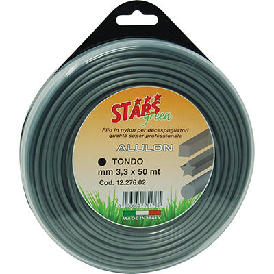 FILO X DECESPUGLIATORE TONDO ALULON STARS  MM 3,3 MT 50