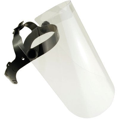 VISIERA POLICARBONATO FAST LIGHT  H.CM 30 + REGGICAPO