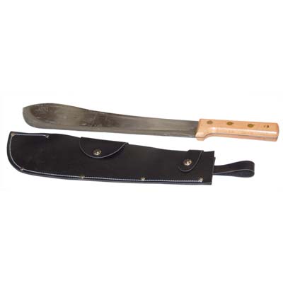RONCOLA MACHETE 317 LEONELLI  ACCIAIO FORGIATO/LEGNO CM 50 + CUSTODIA