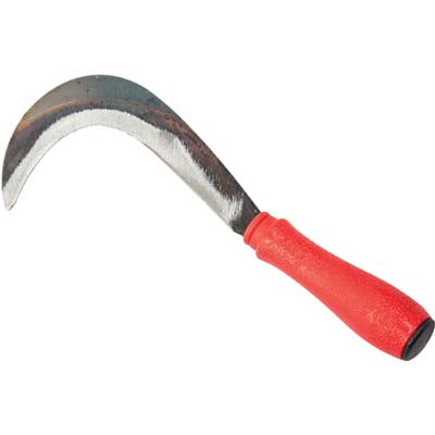 RONCOLINA X ORTAGGI FALCI  ACCIAIO FORGIATO/PLASTICA CM 13