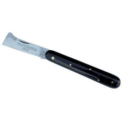 COLTELLO SERRAMANICO INNESTO 326  INOX/PLT CM 17