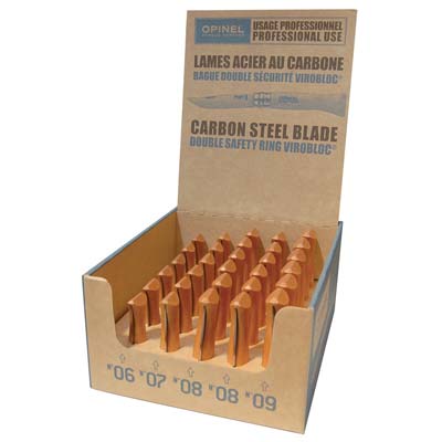 ESPOSITORE COLTELLI SERRAMANICO VRN OPINEL - CF=PZ 30- 1 confezioni