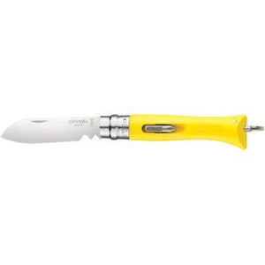 COLTELLO OPINEL 09 BRICOLAGE  MM 80 PP GIALLO