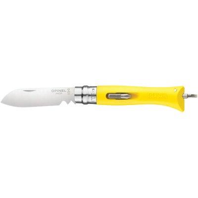COLTELLO OPINEL 09 BRICOLAGE  MM 80 PP GIALLO