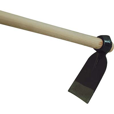 ZAPPA OCCHIO TONDO 016 + MANICO ORSATTI  ACCIAIO FORGIATO/FAGGIO GR 400 MM 75X125 H.CM 130