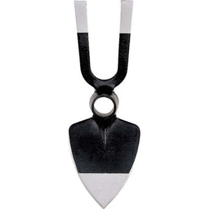 ZAPPA CUORE BIDENTE OCCHIO TONDO 229 ORSATTI  ACCIAIO FORGIATO GR 550 MM 75X300 SM.MM 32