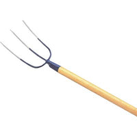 FORCA FIENO + MANICO ORSATTI  ACCIAIO FORGIATO/FAGGIO DENTI 3