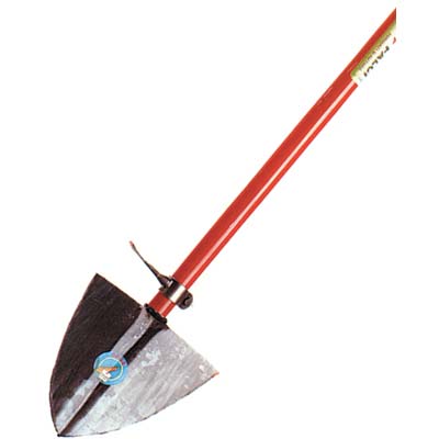 VANGA ROMA EXTRA + MANICO FALCI  ACCIAIO FORGIATO CM 22X23 H.CM 144