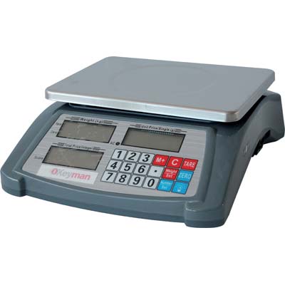 BILANCIA DIGITALE CONTAPEZZI 420155 EFFE  KG 30/GR 1 DISPLAY LCD PIATTO CM 28X20