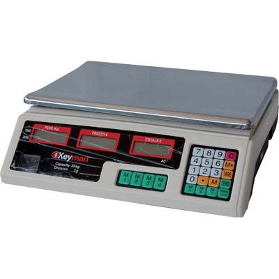 BILANCIA DIGITALE 420100 EFFE  KG 35/GR 2 DISPLAY LCD PIATTO CM 34X23
