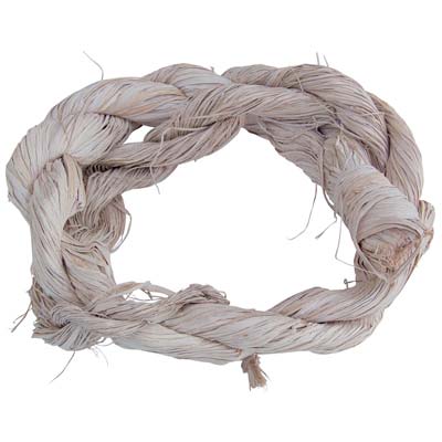 RAFIA NATURALE INTRECCIATA - GR 300 CA- 3 pezzi