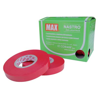 NASTRO X LEGATRICE ORIGINALE MAX - ROSSO MM 11 ML 16 CF=PZ 10- 3 confezioni