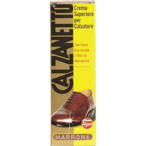 CREMA LUCIDA SCARPA CALZANETTO - MARRONE ML 50- 6 pezzi